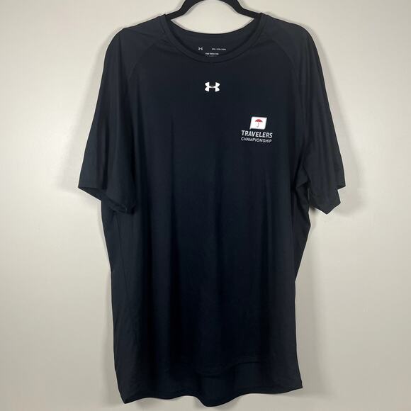 BUNDLE of Mens 2XL UNDER ARMOUR Active Short and Long Sleeve Shirts Golf Sports - Picture 1 of 16